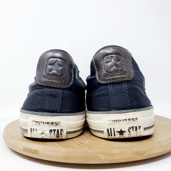 Converse John Varvatos Slip On Shoes Mens 9 Vintage Black Laceless Sneakers - Picture 9 of 14